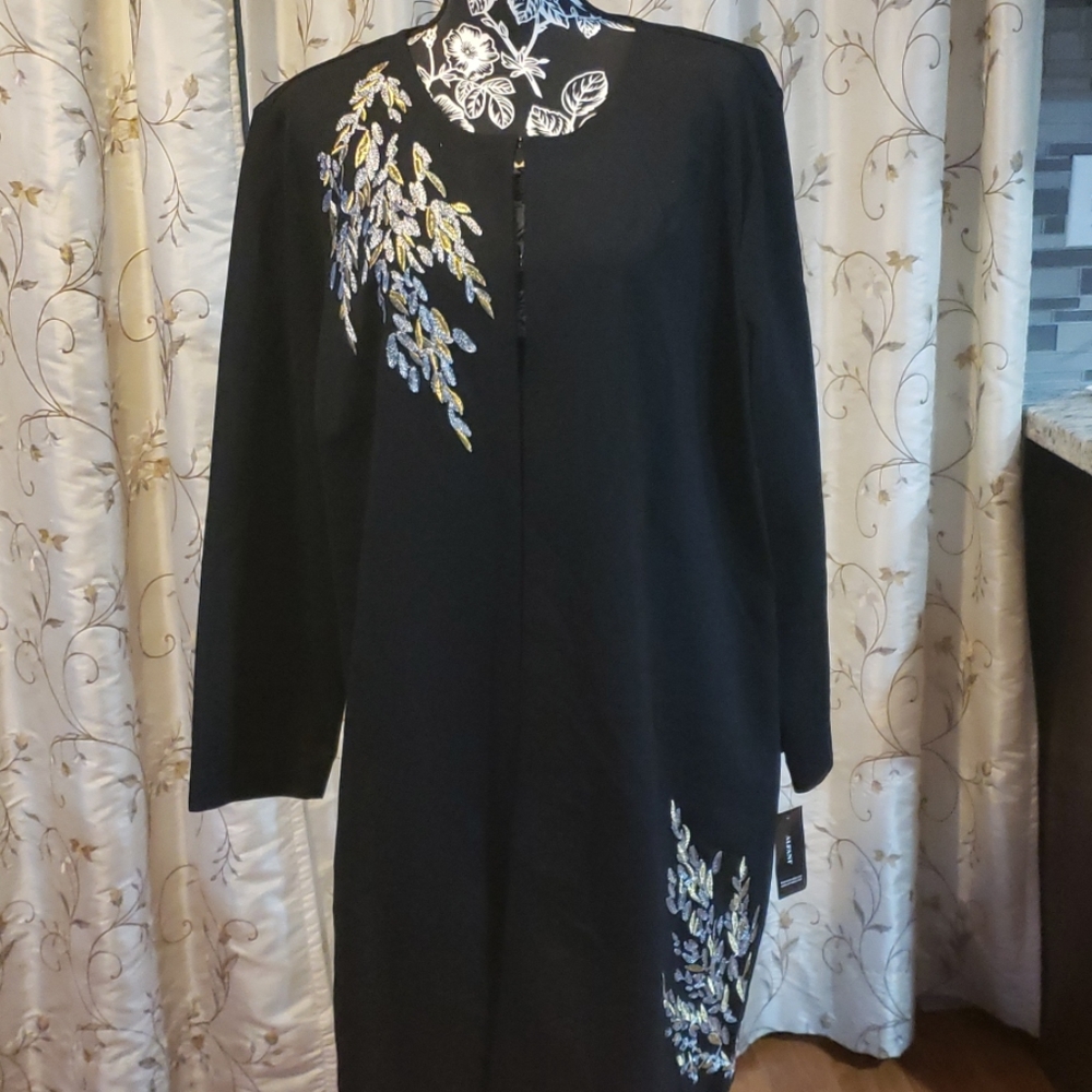 Alfani Women's Long Sleeves Embroidered Jacket Top